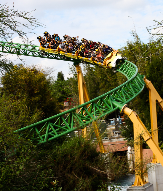 The Cheetah Hunt roller coaster at Busch Gardens Tampa, Tampa, Florida