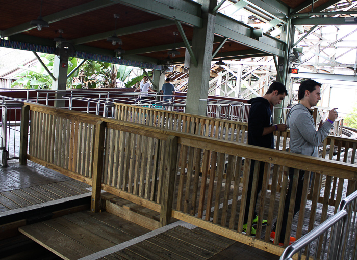 The Gwazi Roller Coaster at Busch Gardens Tampa, Tampa, Florida