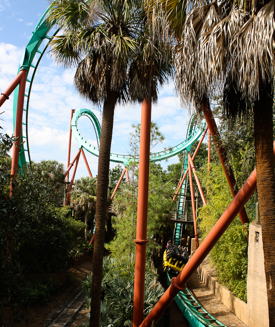 The Kumba Rollercoaster at Busch Gardens Tampa, Tampa, Florida