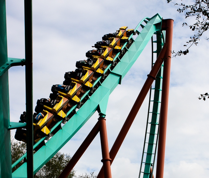 The Kumba Rollercoaster at Busch Gardens Tampa, Tampa, Florida