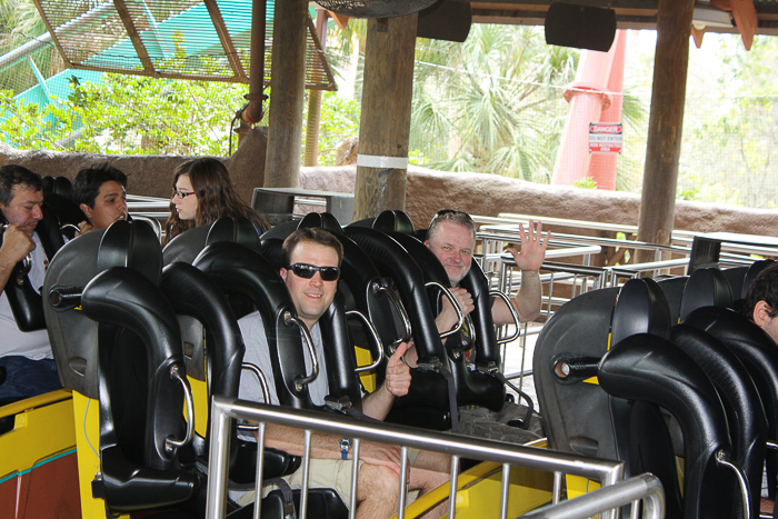 The Kumba Rollercoaster at Busch Gardens Tampa, Tampa, Florida