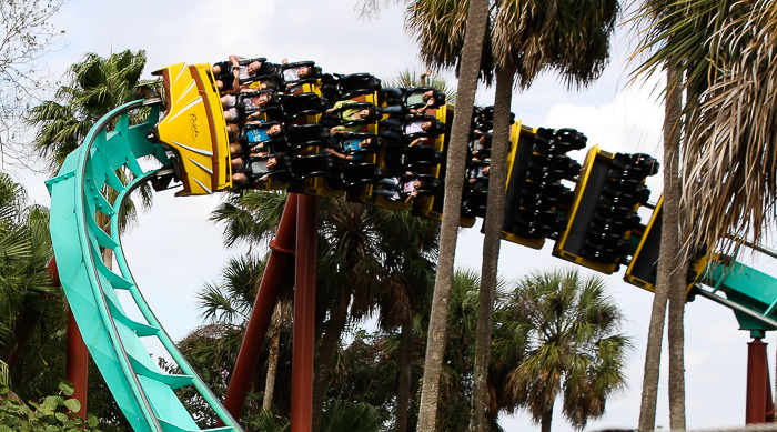 The Kumba Rollercoaster at Busch Gardens Tampa, Tampa, Florida