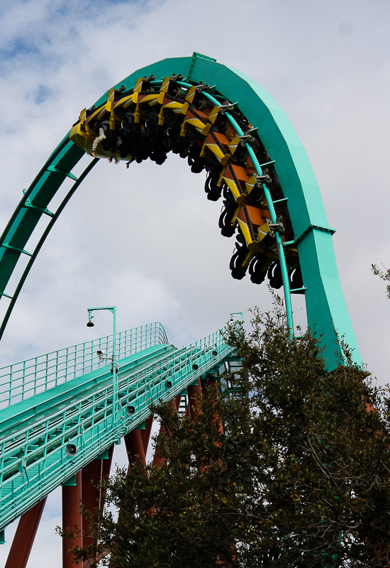 The Kumba Rollercoaster at Busch Gardens Tampa, Tampa, Florida