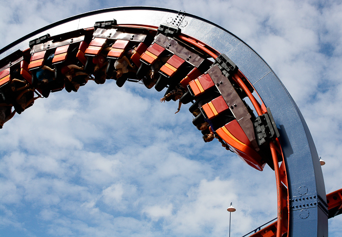 The Scorpion Rollercoaster at Busch Gardens Tampa, Tampa, Florida