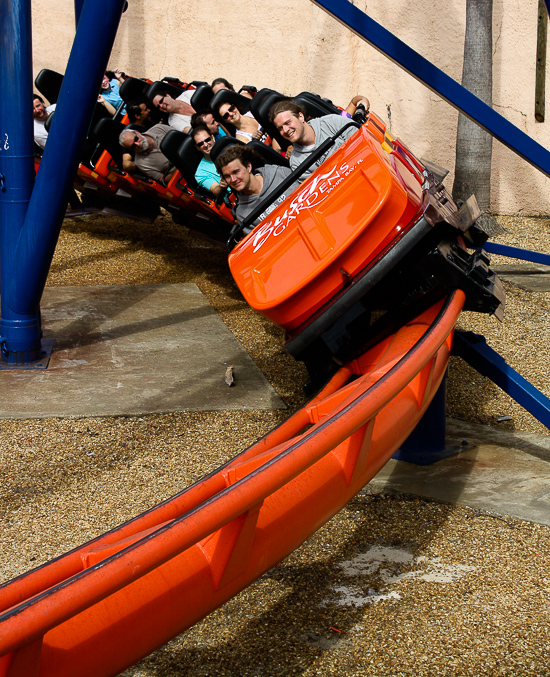 The Scorpion Rollercoaster at Busch Gardens Tampa, Tampa, Florida