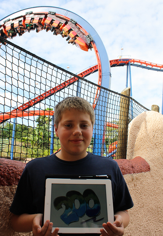 The Scorpion Rollercoaster at Busch Gardens Tampa, Tampa, Florida