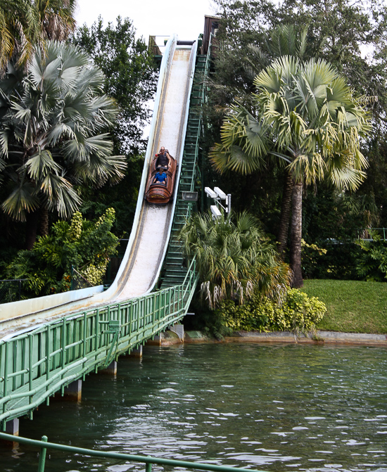 Stanley Falls Flume at Busch Gardens Tampa, Tampa, Florida