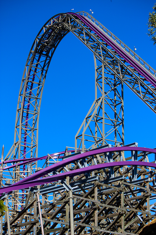 The new for 2021 Iron Gwazi roller coaster at Busch Gardens Tampa, Tampa, Florida