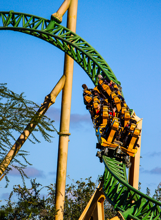 The Cheetah Hunt roller coaster at Busch Gardens Tampa, Tampa, Florida