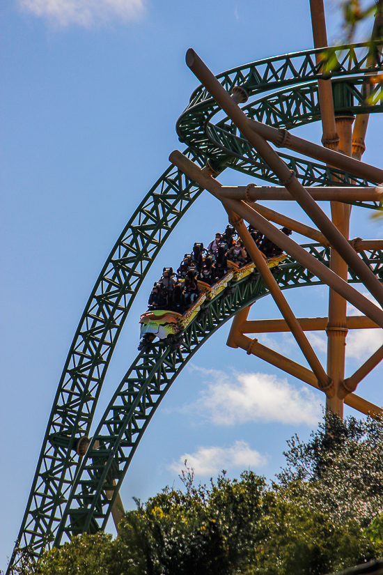 The Cheetah Hunt  roller coaster at Busch Gardens, Tampa, Florida