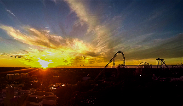 The Cheetah Hunt roller coaster at Busch Gardens Tampa, Tampa, Florida