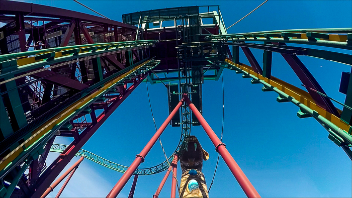 The Cobra's Curse roller coaster at Busch Gardens Tampa, Tampa, Florida