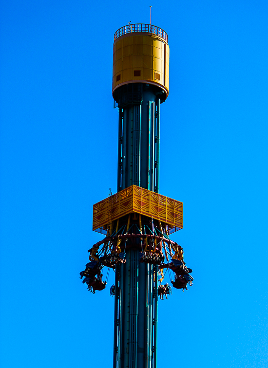 The Falcon's Fury drop ride at Busch Gardens, Tampa, Florida