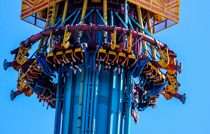 The Falcons Fury drop ride at Busch Gardens Tampa, Tampa, Florida