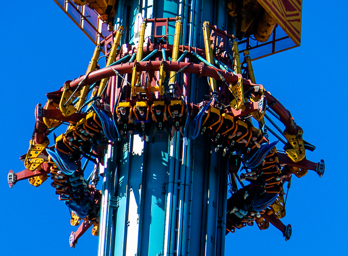 The Falcon's Fury drop ride at Busch Gardens, Tampa, Florida