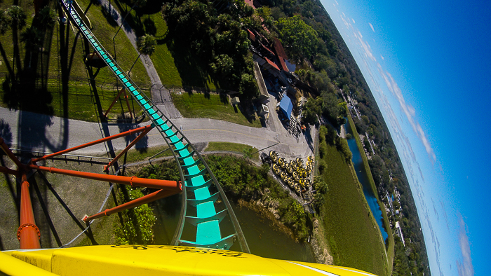 The Bolliger & Mabillard designed Kumba Roller Coaster at Busch Gardens Tampa, Tampa, Florida