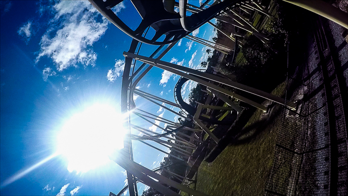 The Montu rollercoaster at Busch Gardens Tampa, Tampa, Florida