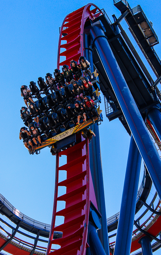 The Bolliger & Mabillard designed SheKra dive roller coaster at Busch Gardens Tampa, Tampa, Florida