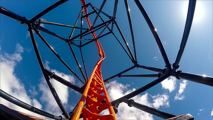 The Premier Rides designed Tigris roller coaster at Busch Gardens, Tampa, Florida