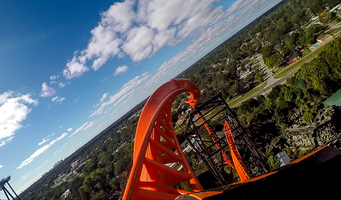 The Premier Rides designed Tigris roller coaster at Busch Gardens Tampa, Tampa, Florida