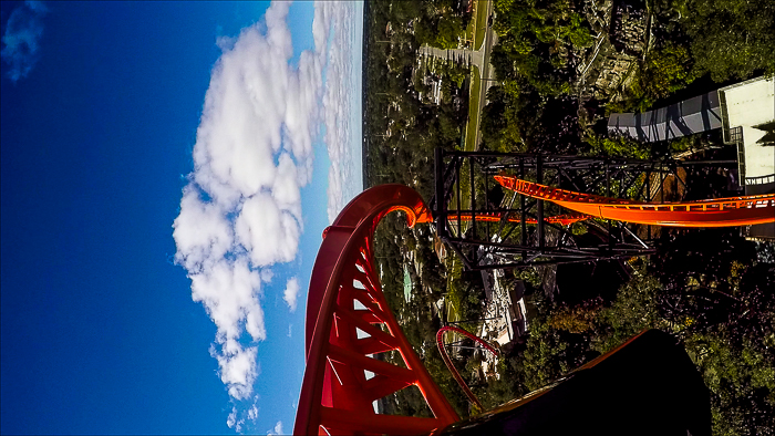 The Premier Rides designed Tigris roller coaster at Busch Gardens Tampa, Tampa, Florida