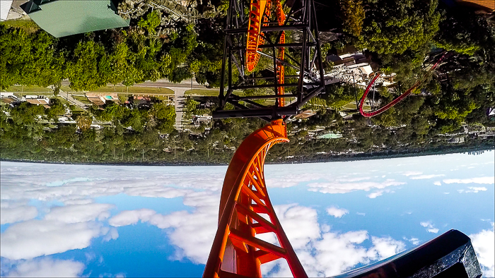 The Premier Rides designed Tigris roller coaster at Busch Gardens, Tampa, Florida