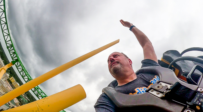 The Cheetah Hunt rollercoaster at Busch Gardens Tampa, Tampa, Florida