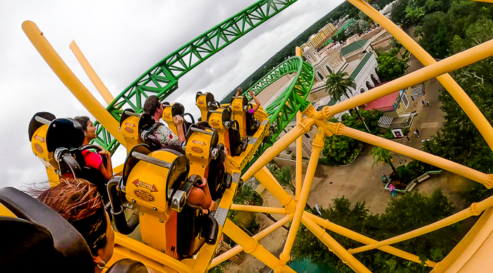 The Cheetah Hunt rollercoaster at Busch Gardens Tampa, Tampa, Florida