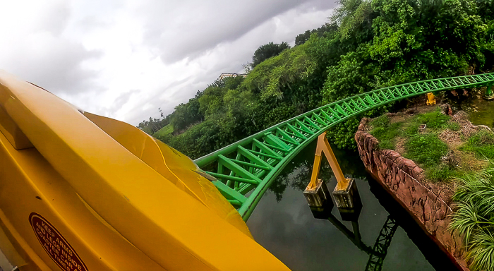 The Cheetah Hunt rollercoaster at Busch Gardens Tampa, Tampa, Florida