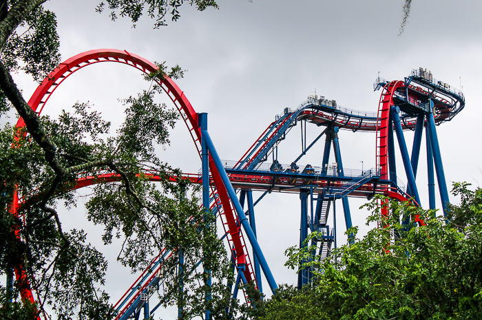 The Shekra coaster at Busch Gardens Tampa, Tampa, Florida
