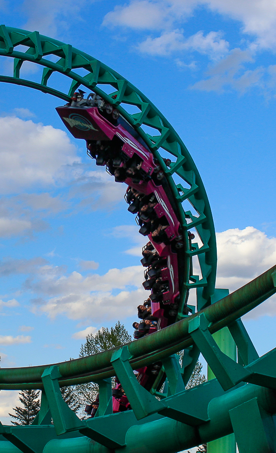 The Vortex Rollercoaster at Calaway Park, Springbank Alberta, Canada