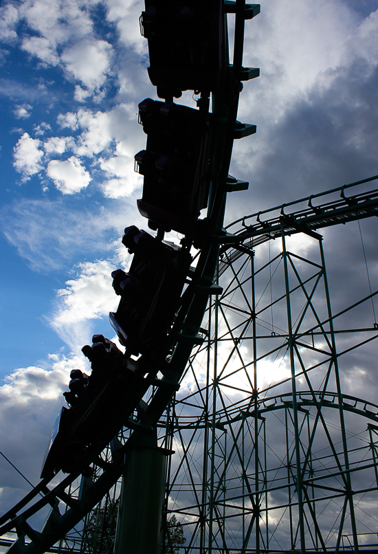 The Vortex Rollercoaster at Calaway Park, Springbank Alberta, Canada