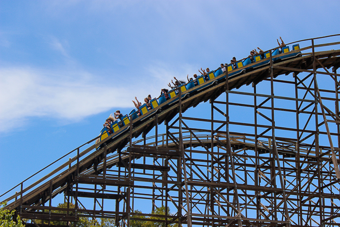 The Grizzly Rollercoaster at California's Great America, Santa Clara, California