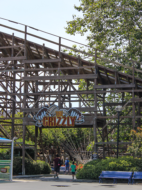 The Grizzly Rollercoaster at California's Great America, Santa Clara, California