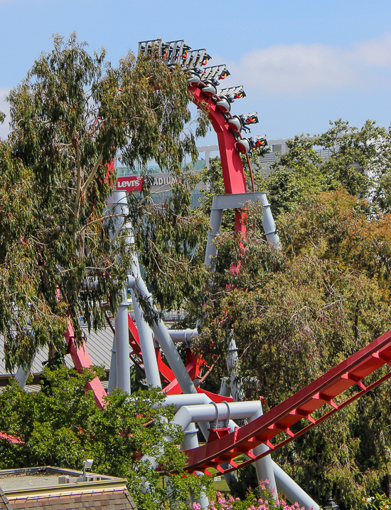 The Flight Deck Rollercoaster at California's Great America, Santa Clara, California