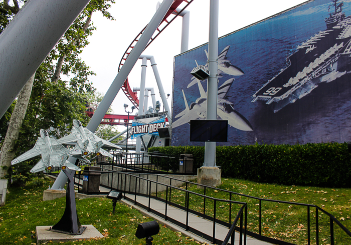 The Flight Deck Rollercoaster at California's Great America, Santa Clara, California