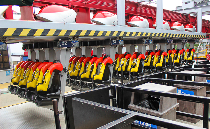 The Flight Deck Rollercoaster at California's Great America, Santa Clara, California