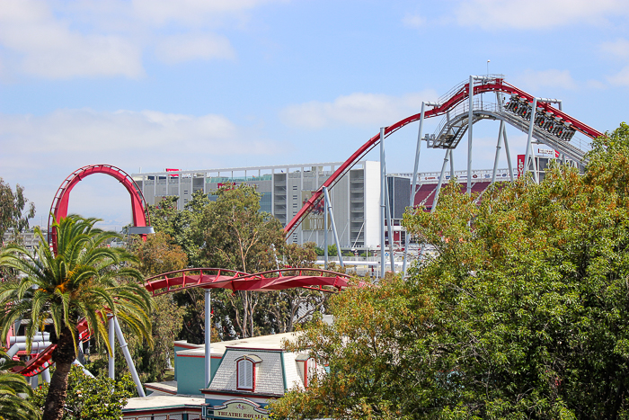 The Flight Deck Rollercoaster at California's Great America, Santa Clara, California