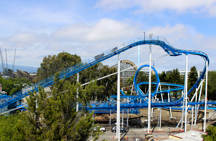 The Patriot Rollercoaster at California's Great America, Santa Clara, California