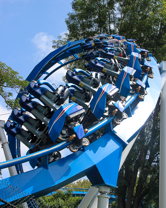 The Patriot Rollercoaster at California's Great America, Santa Clara, California