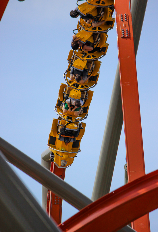 The Rail Blazer Rollercoaster at California's Great America, Santa Clara, California