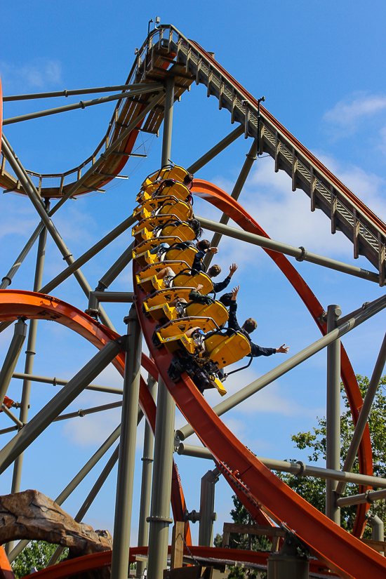 The Rail Blazer Rollercoaster at California's Great America, Santa Clara, California