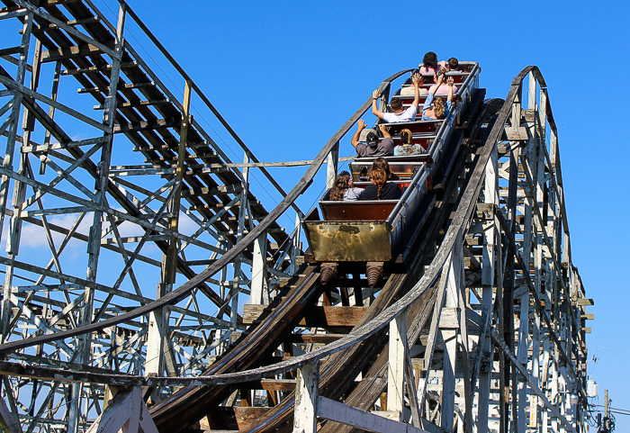 The National Amusement Devices designed Big Dipper Rollercoaster at Camden Park, Huntington West Virginia