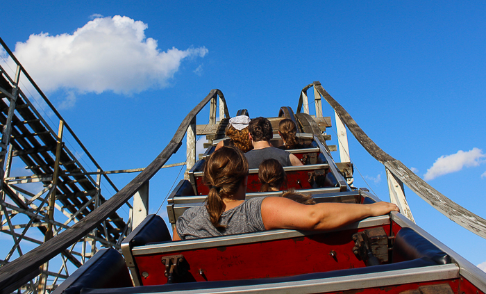 TThe National Amusement Devices designed Big Dipper Rollercoaster at Camden Park, Huntington West Virginia