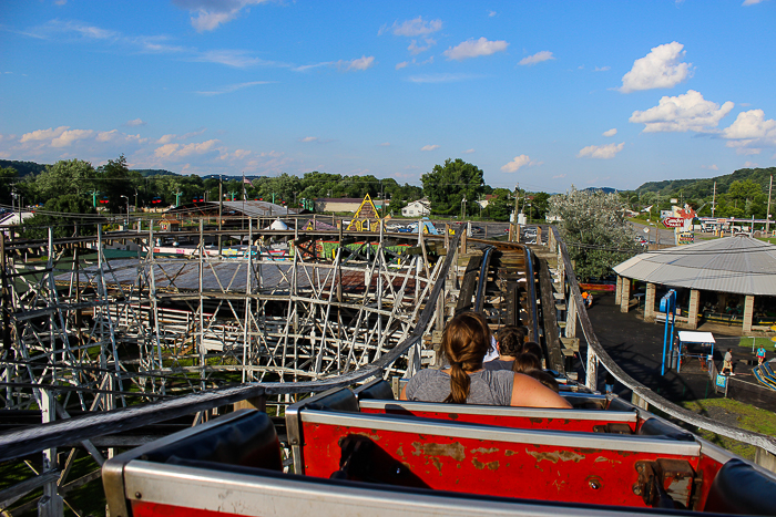 The National Amusement Devices designed Big Dipper Rollercoaster at Camden Park, Huntington West Virginia