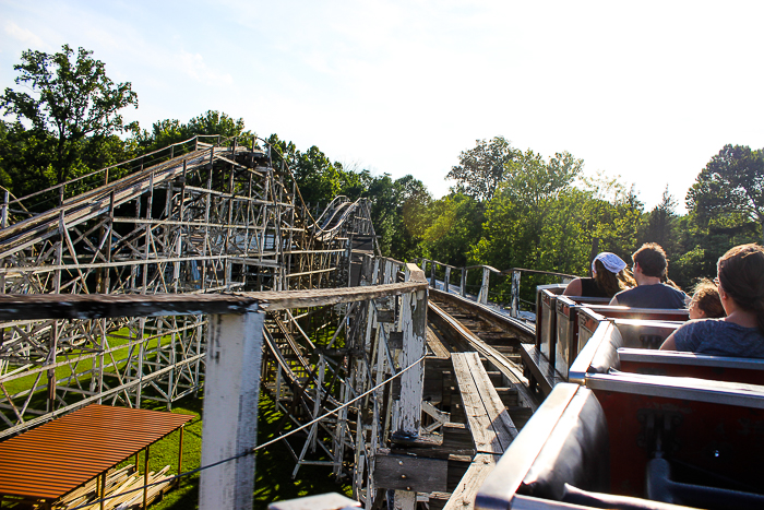 The National Amusement Devices designed Big Dipper Rollercoaster at Camden Park, Huntington West Virginia