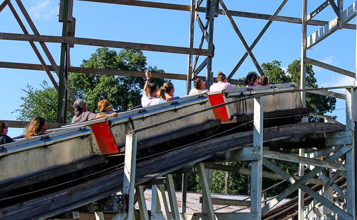 The National Amusement Devices designed Big Dipper Rollercoaster at Camden Park, Huntington West Virginia