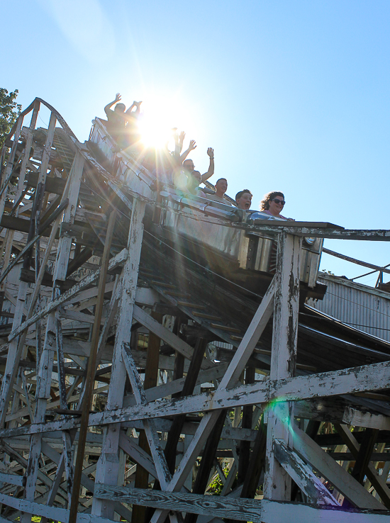 The National Amusement Devices designed Big Dipper Rollercoaster at Camden Park, Huntington West Virginia