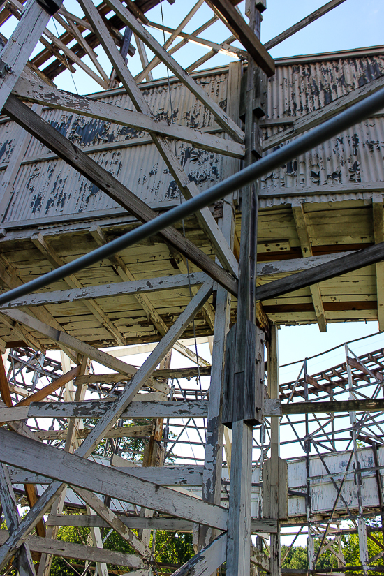 The National Amusement Devices designed Big Dipper Rollercoaster at Camden Park, Huntington West Virginia