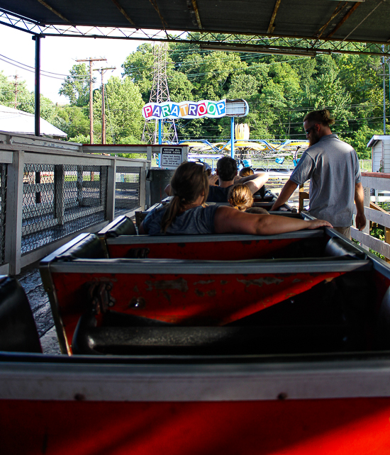 The National Amusement Devices designed Big Dipper Rollercoaster at Camden Park, Huntington West Virginia